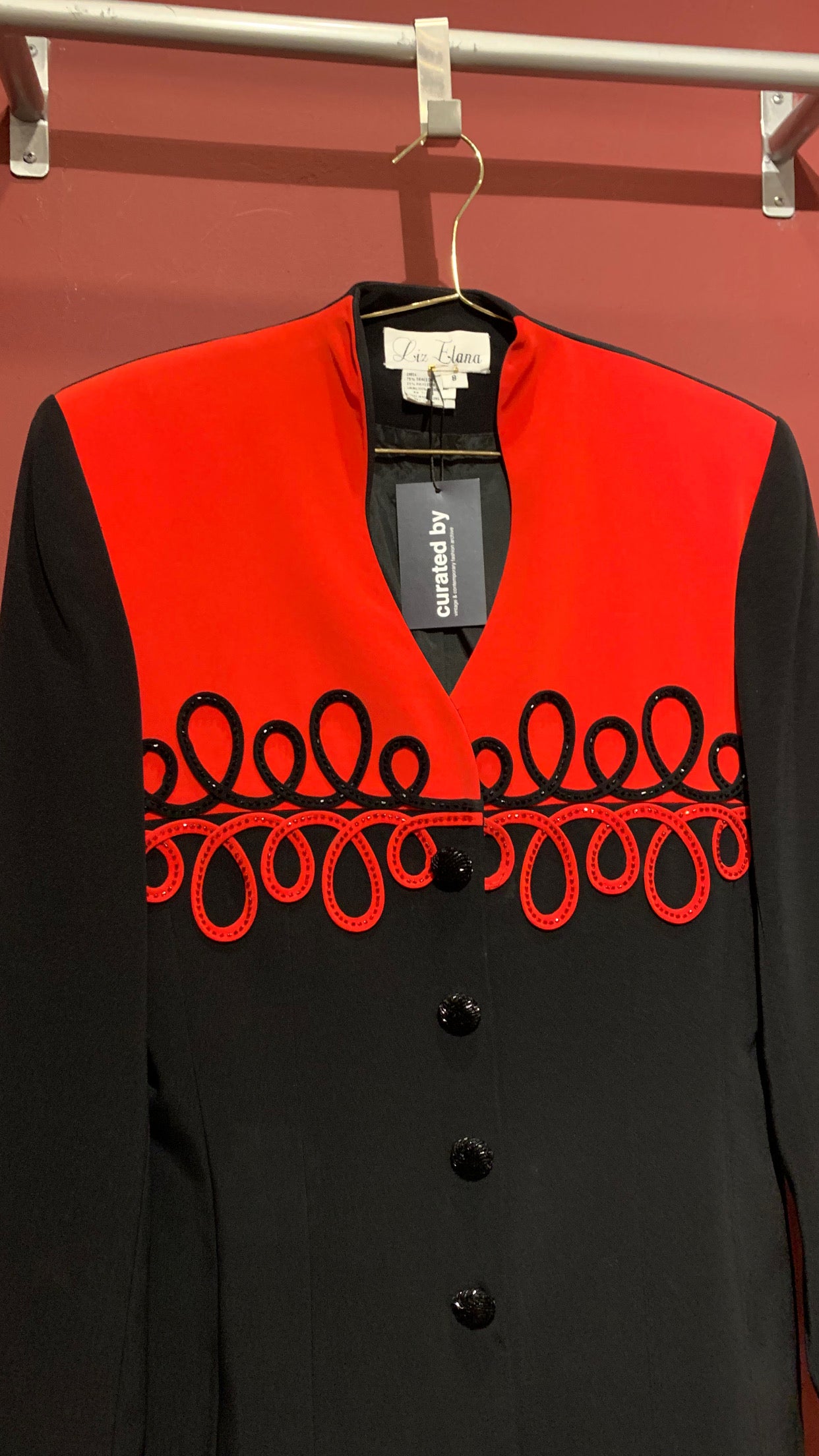 EMBROIDERED BICOLOR JACKET