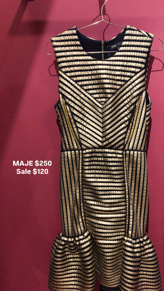 SHORT METALLIC DRESS