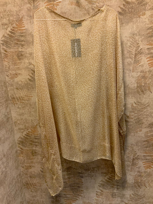 YVES SAINT LAURENT SILK CAPE