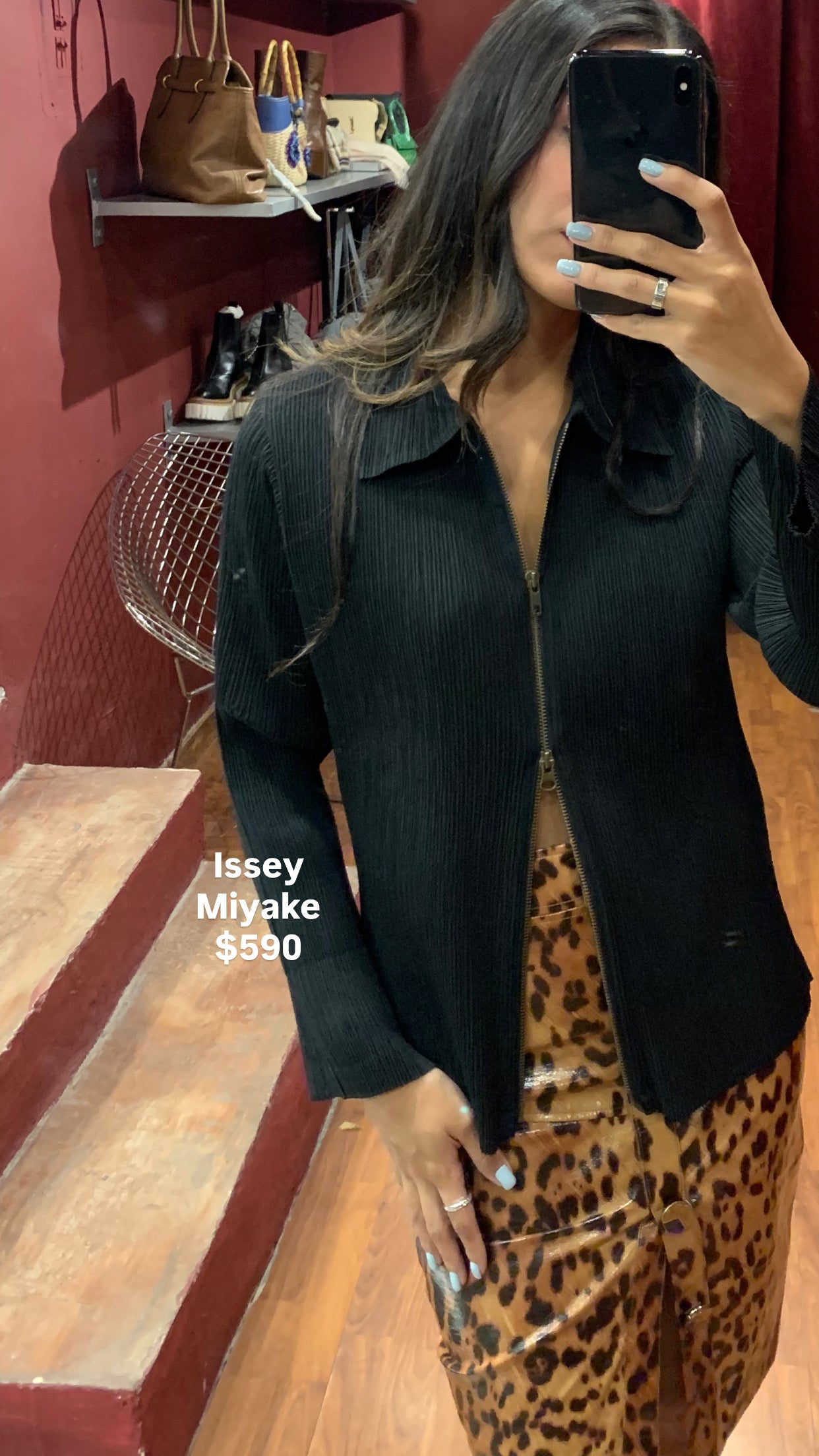 LEOPARD PRINT PENCIL SKIRT