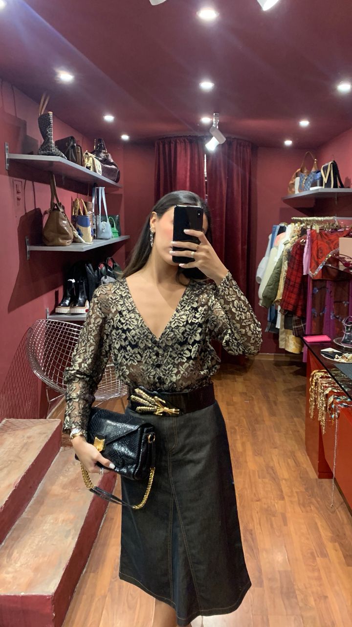 GOLDEN LACE DRESS/OVERSHIRT