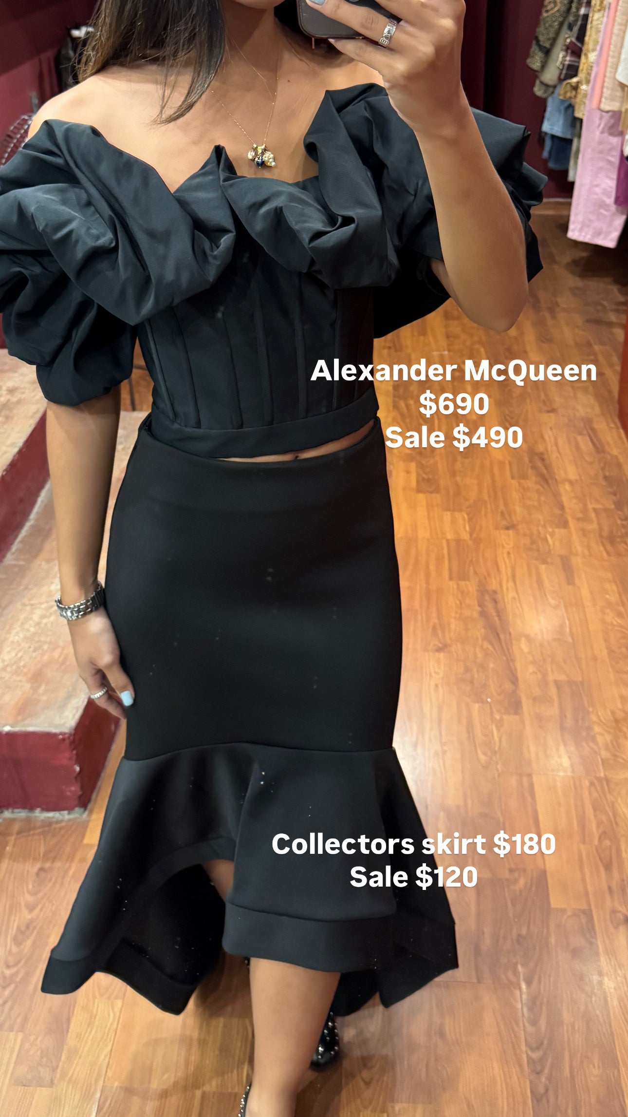 RUNWAY ALEXANDER MCQUEEN CORSET TOP