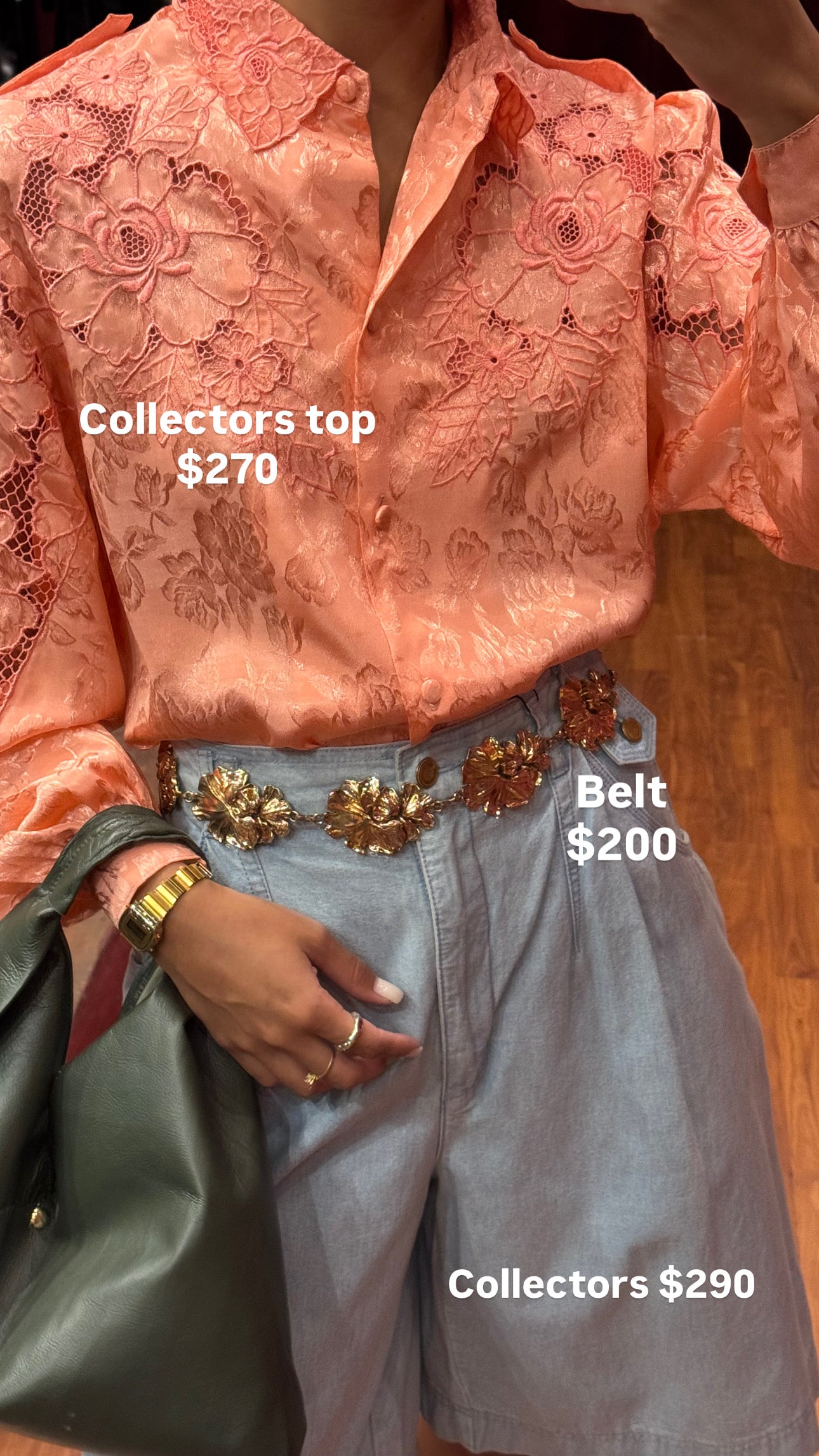 EMBROIRED FLOWERS LONG SLEEVE BLOUSE