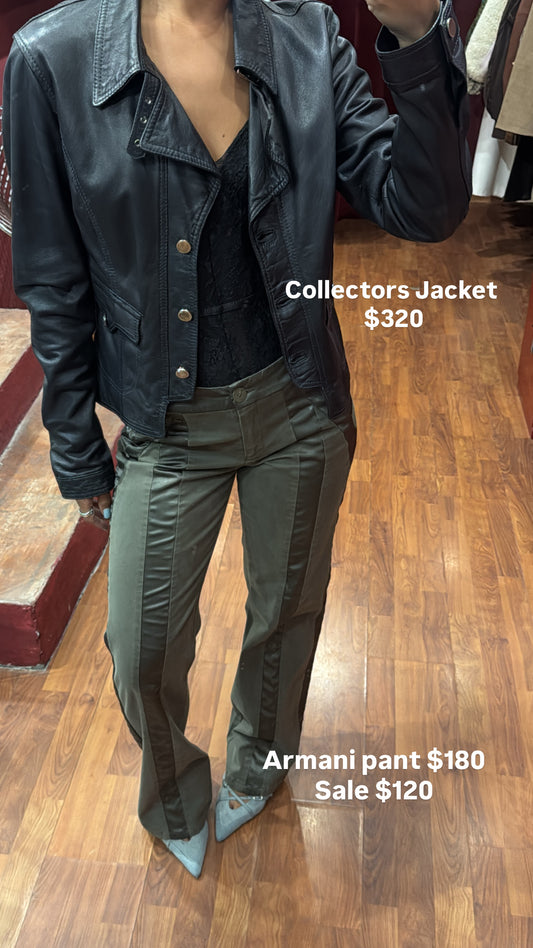 LEATHER BLACK JACKET