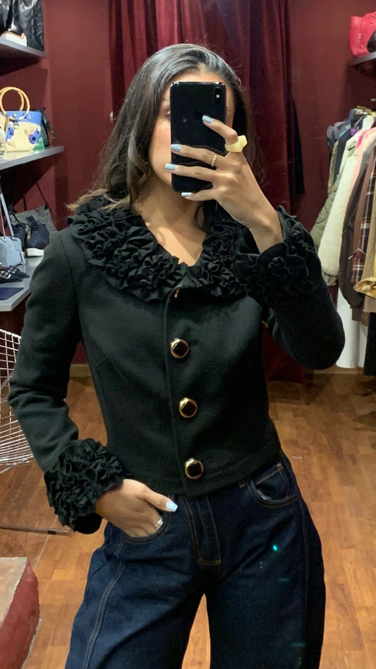 DOLCE & GABBANA JACKET WITH RUFFLES