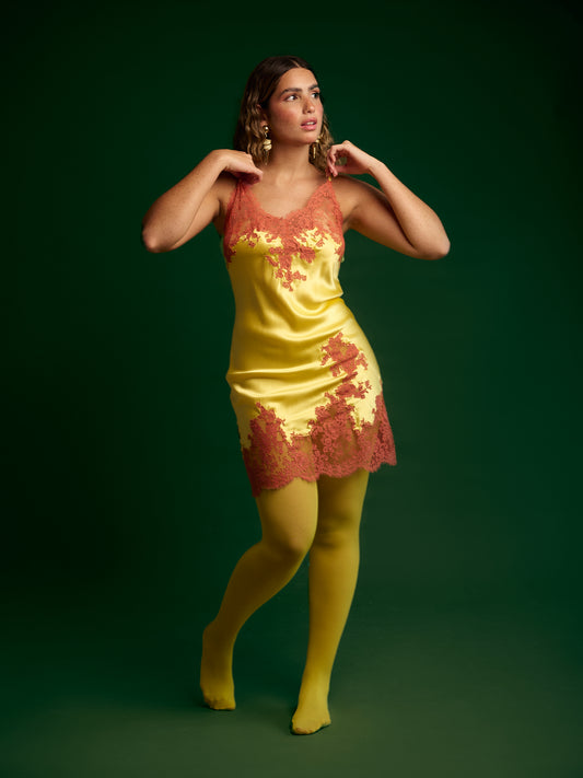 100% SILK & LACE NUISETTE
