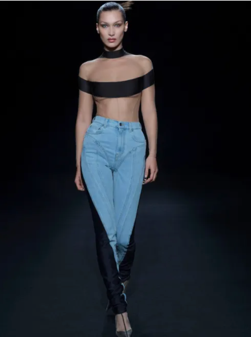 RUNWAY MUGLER DENIM PANT