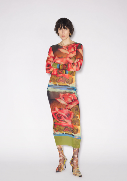 RUNWAY JEAN PAUL GAULTIER MESH DRESS