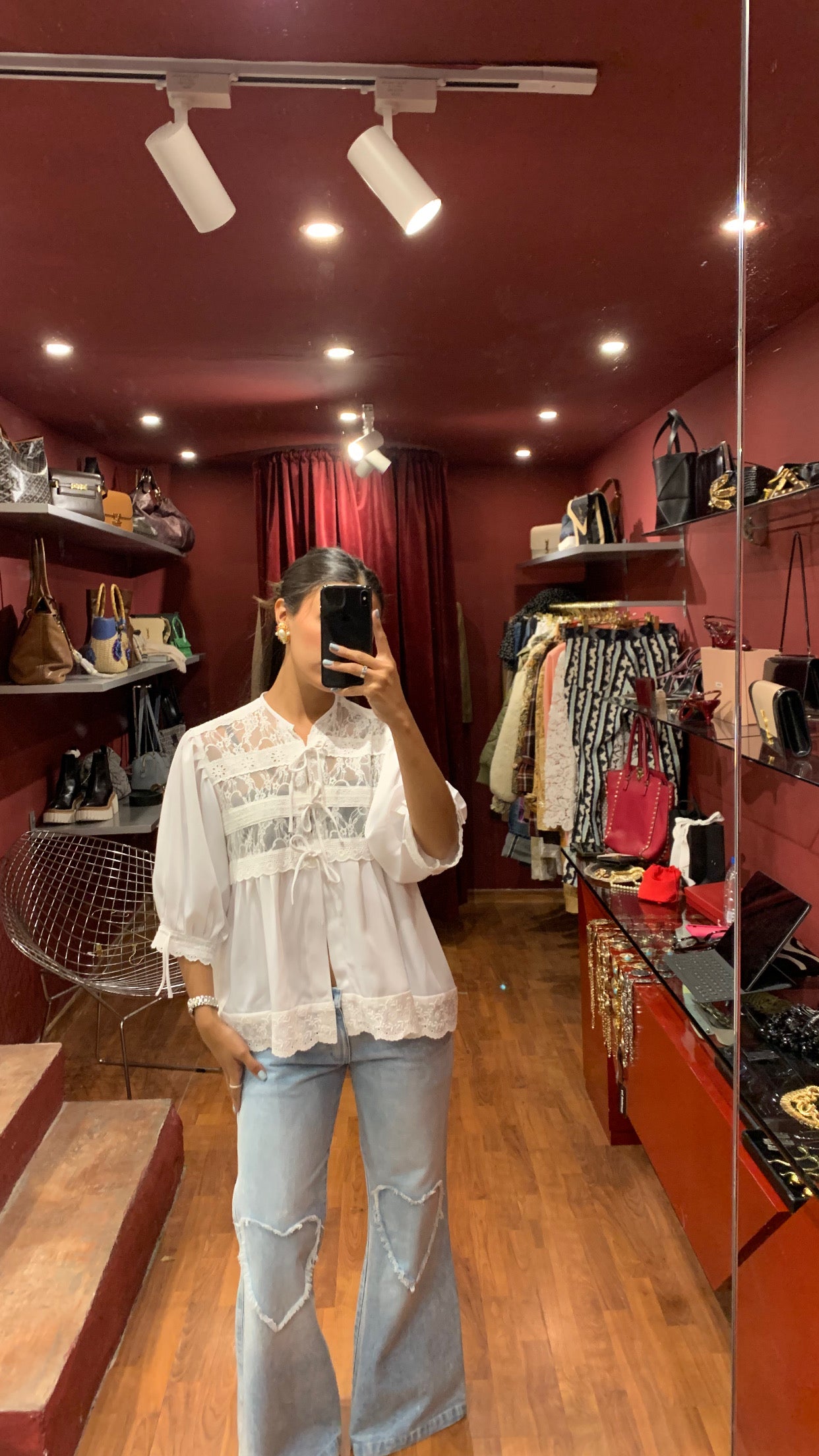 PRAYING x GUCCI VAULT LOW-RISED DENIM