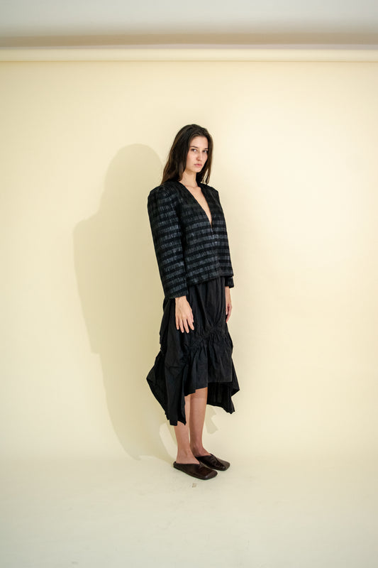 OVERSIZED JACKET WITH LINES