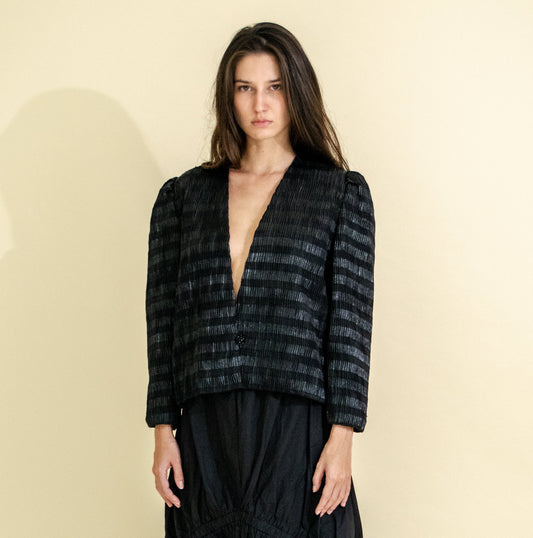 OVERSIZED JACKET WITH LINES