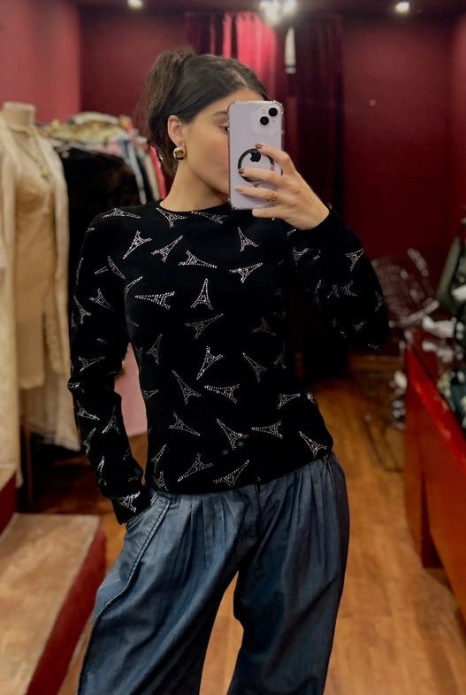 RUNWAY BALENCIAGA EIFFEL TOWER SWEATER