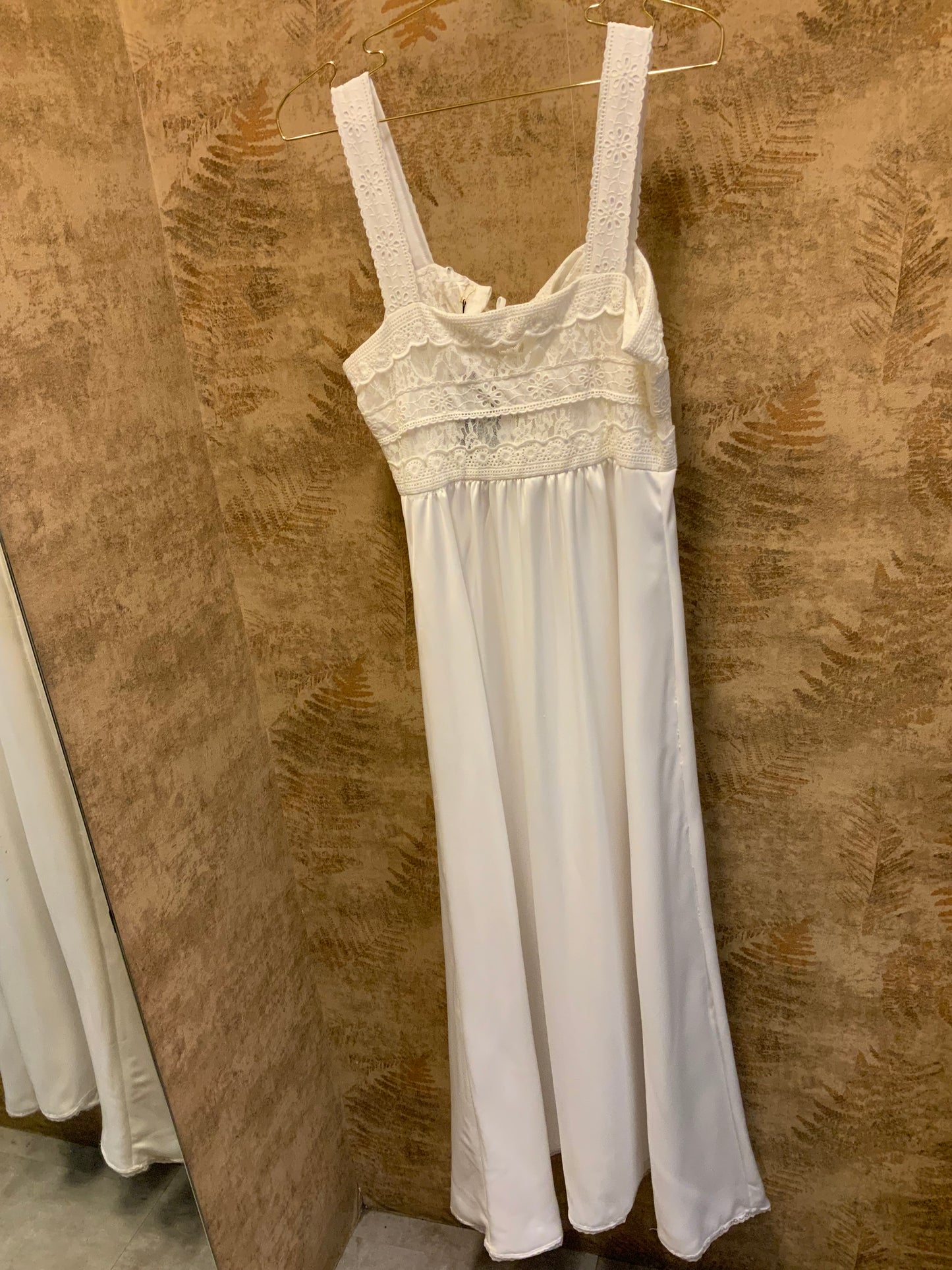 LONG NUISETTE SILK DRESS MADE IN VENEZUELA