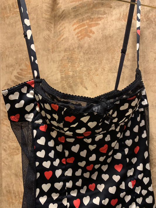 DOLCE & GABBANA HEARTS CORSET TOP