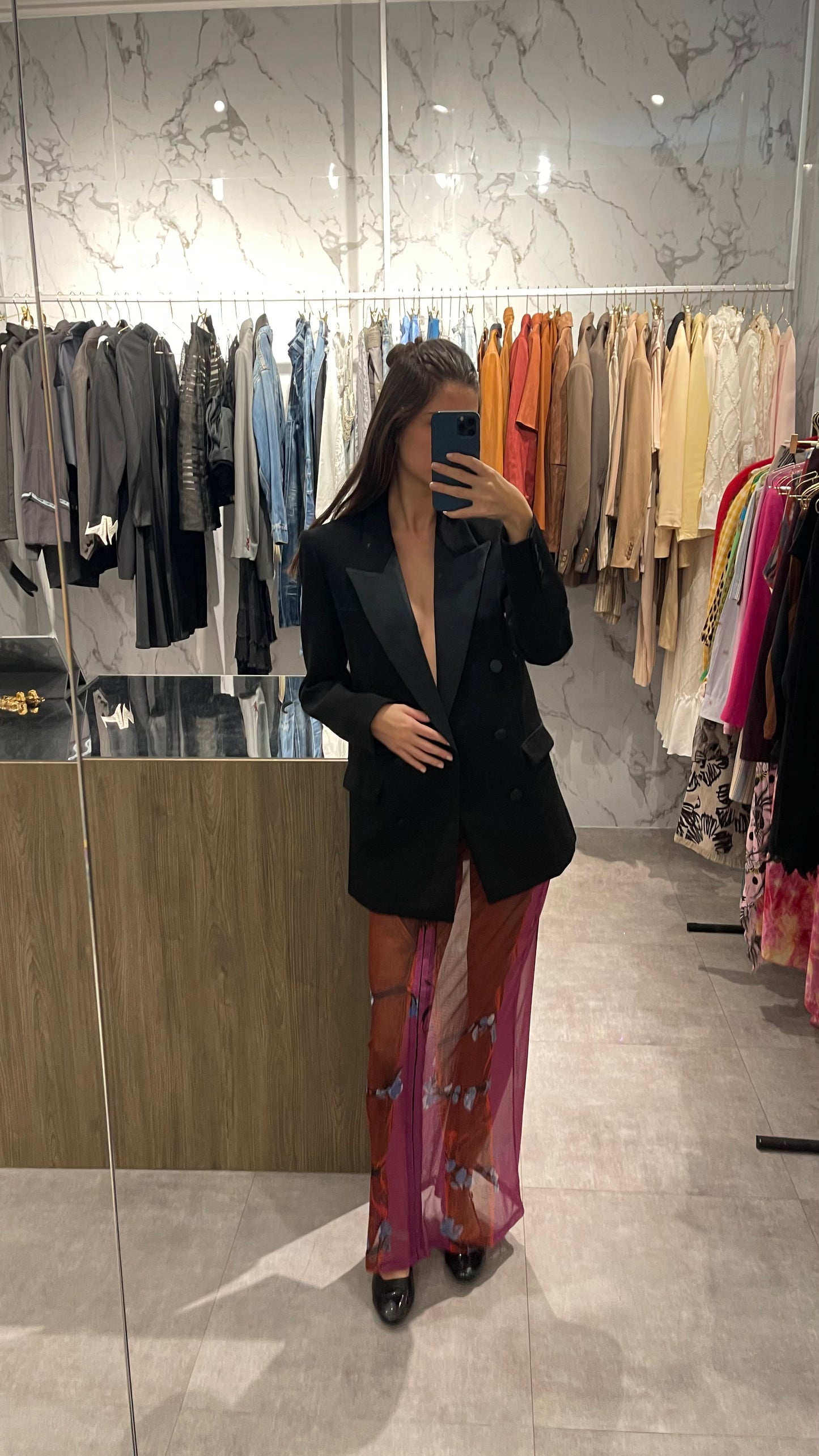 CELINE BLAZER SMOCKING
