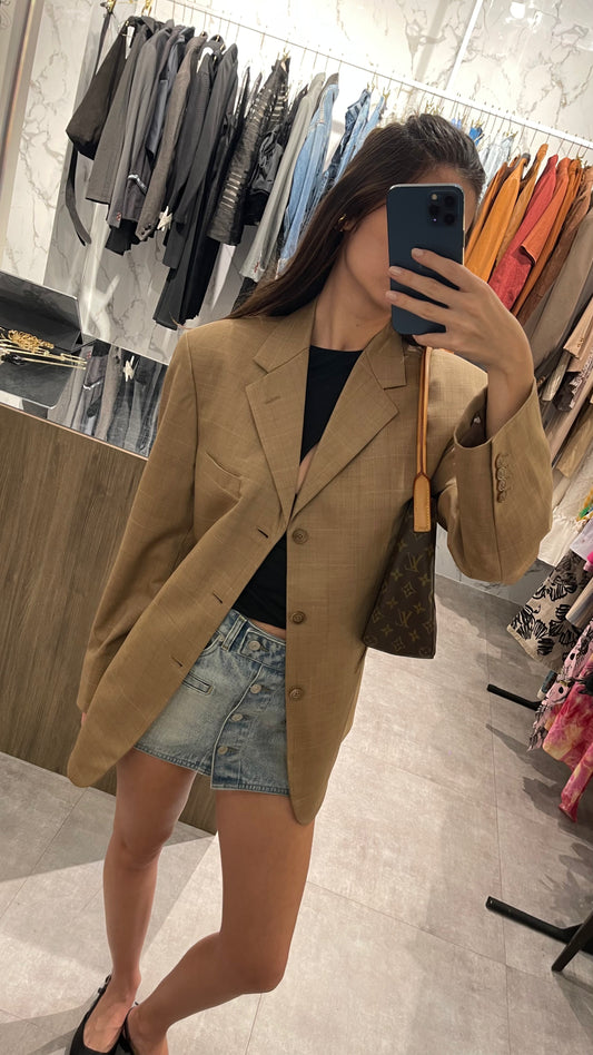 COURREGES SHORT DENIM SKIRT