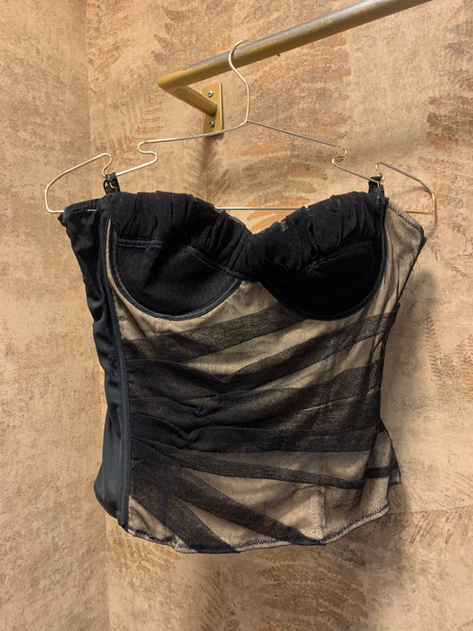 DOLCE & GABBANA TULL BUSTIER