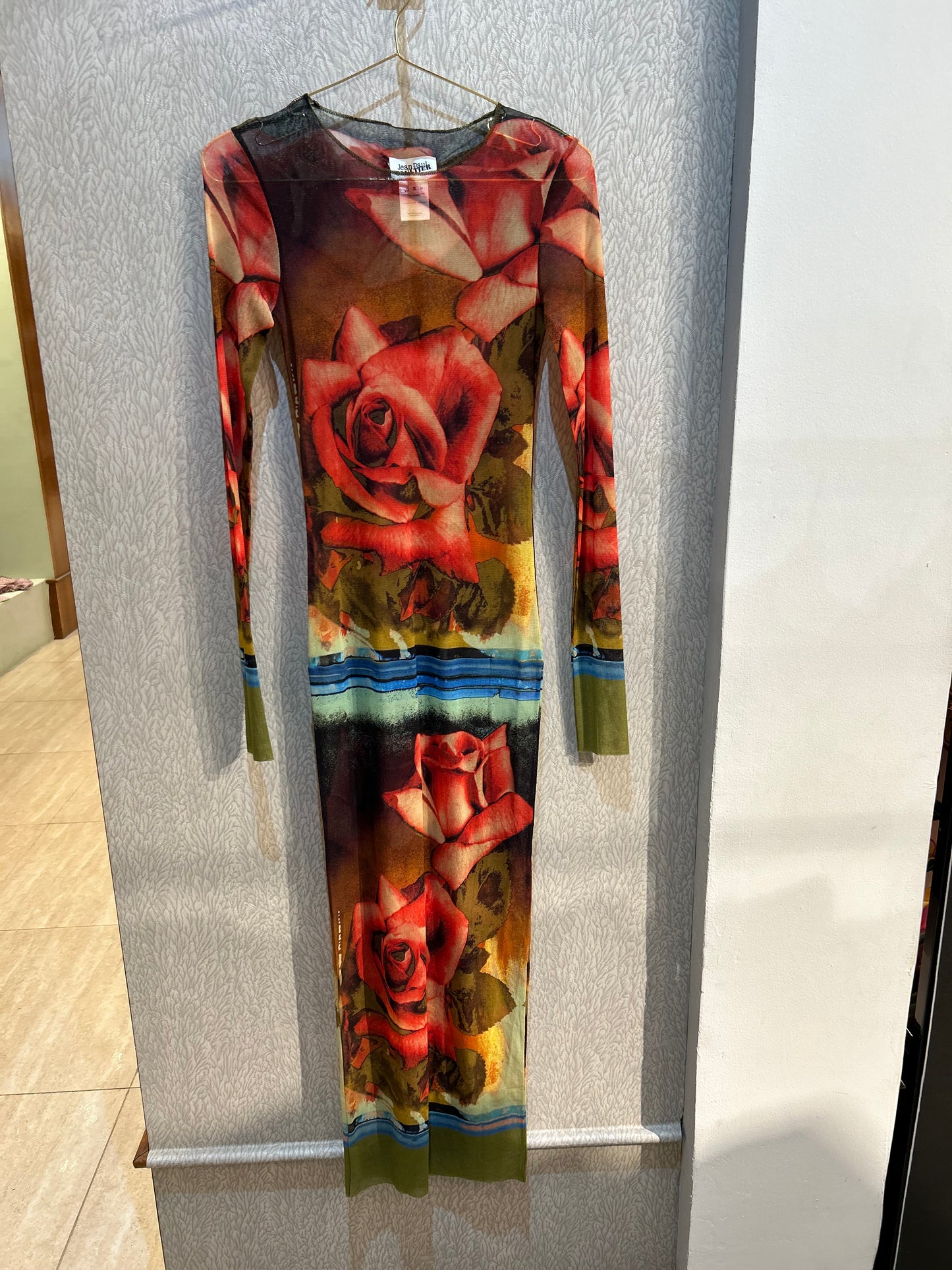 RUNWAY JEAN PAUL GAULTIER MESH DRESS