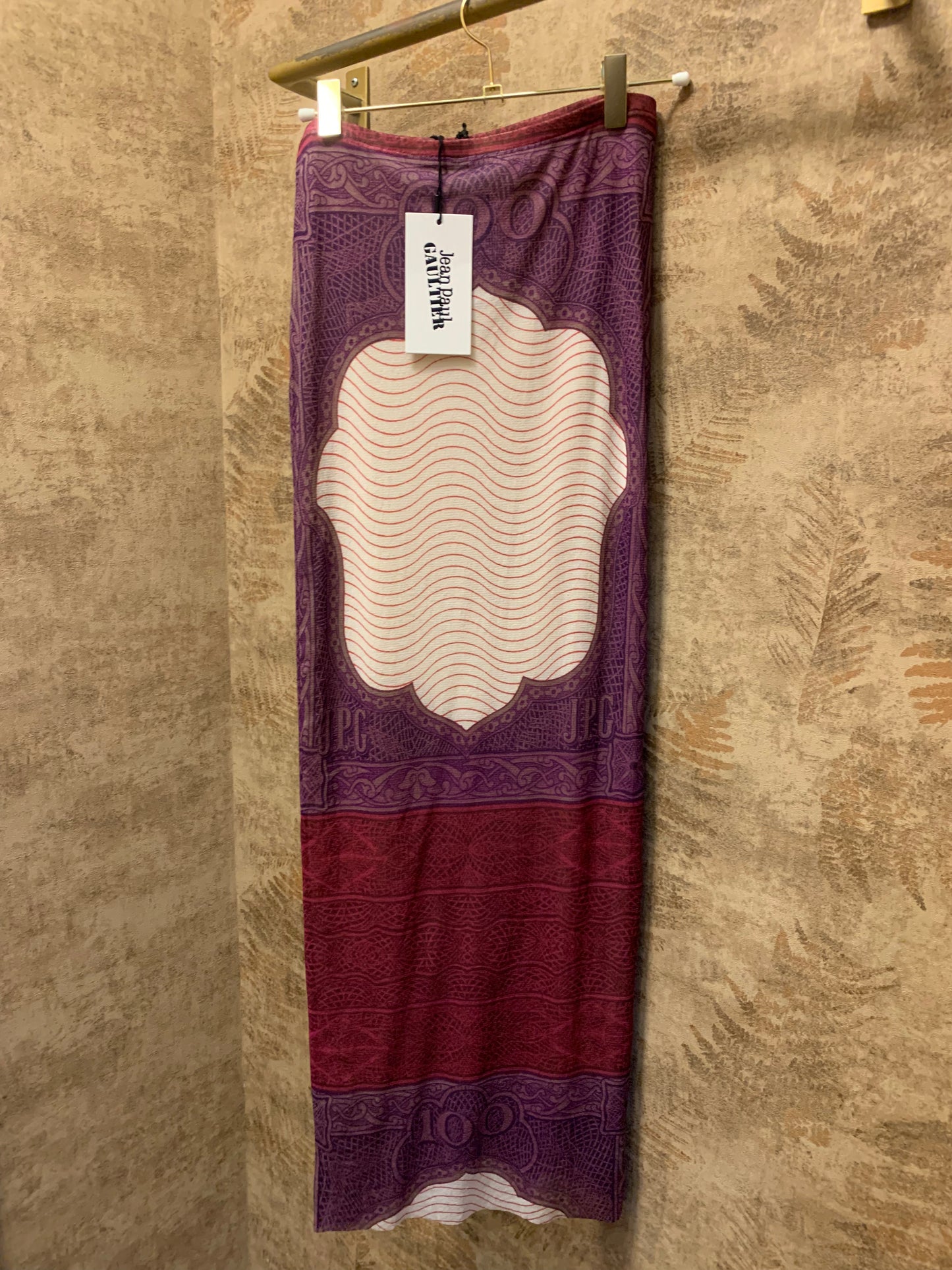 RUNWAY JEAN PAUL GAULTIER MESH SKIRT