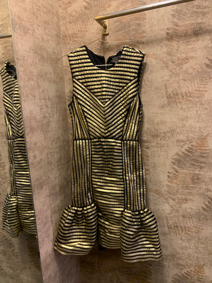 SHORT METALLIC DRESS