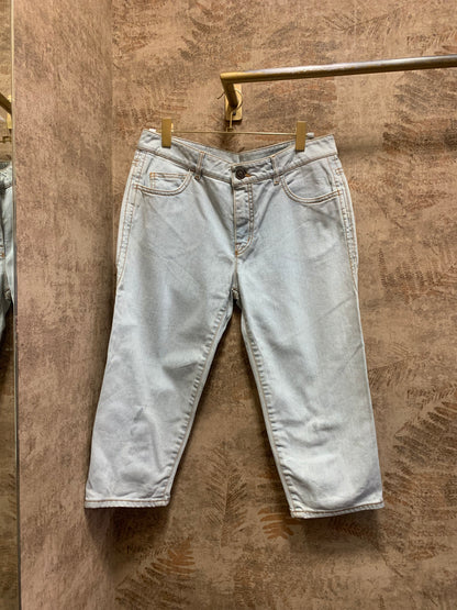 ALEXANDER MCQUEEN DENIM CAPRI