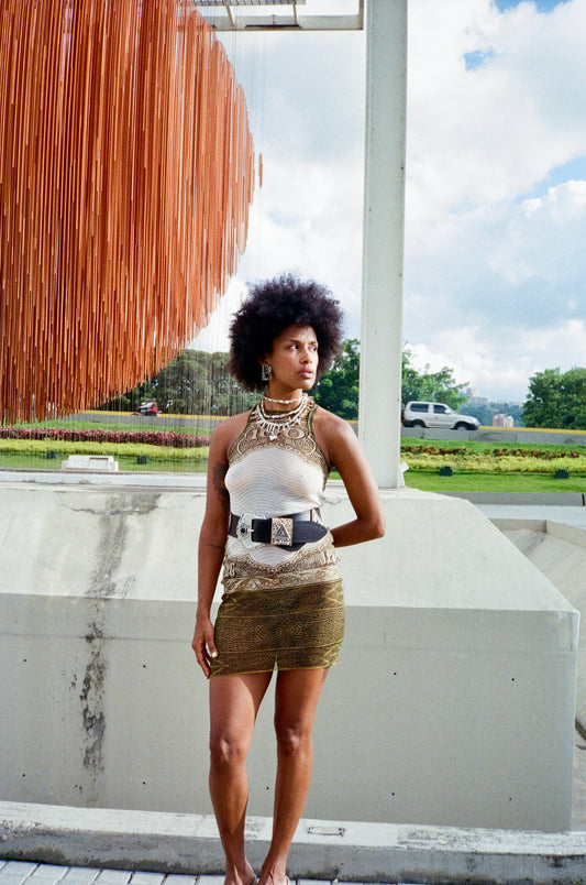 JEAN PAUL GAULTIER SHORT MESH DRESS