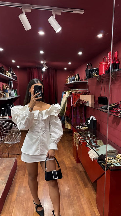 ALEXANDER MCQUEEN RUFFLED CORSET TOP