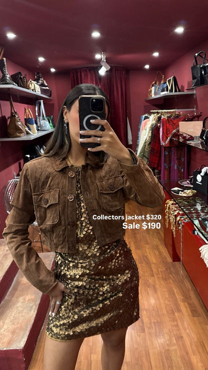 LEATHER SHORT JACKET