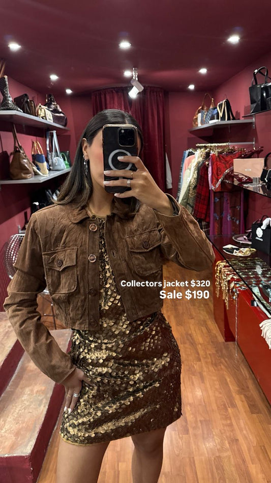 LEATHER SHORT JACKET