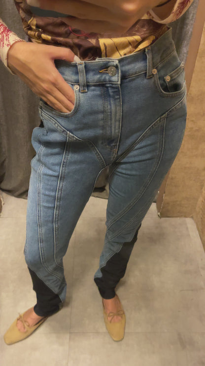 RUNWAY MUGLER DENIM PANT